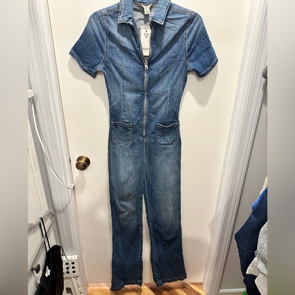NWT GUESS Jean jumpsuit
